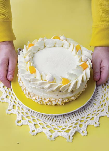 Torta chajá, una de las recetas de su libro