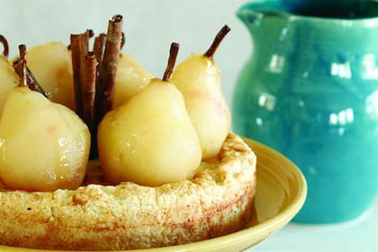 Torta de peras y hojaldre