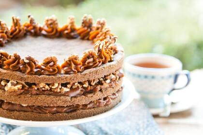 Torta negra de dulce de leche