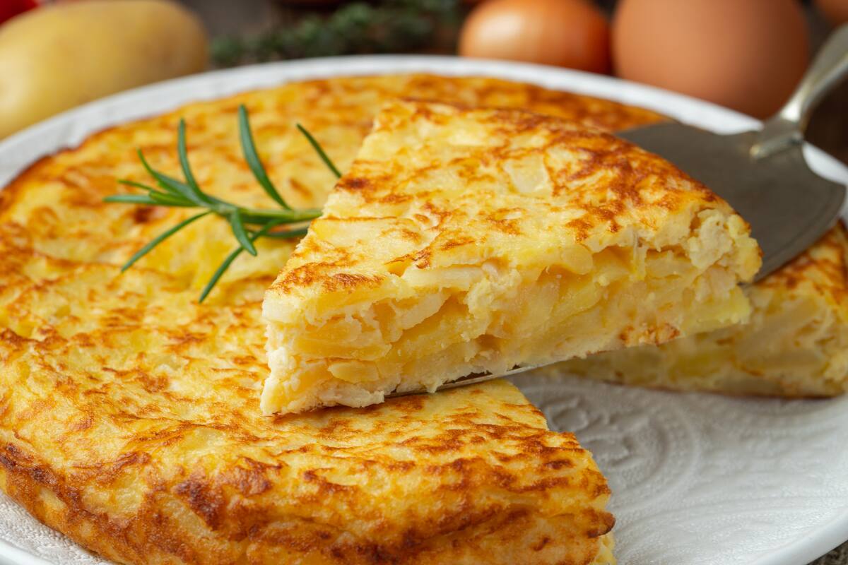 Tortilla de papas con cebolla. Archivo La Nación.