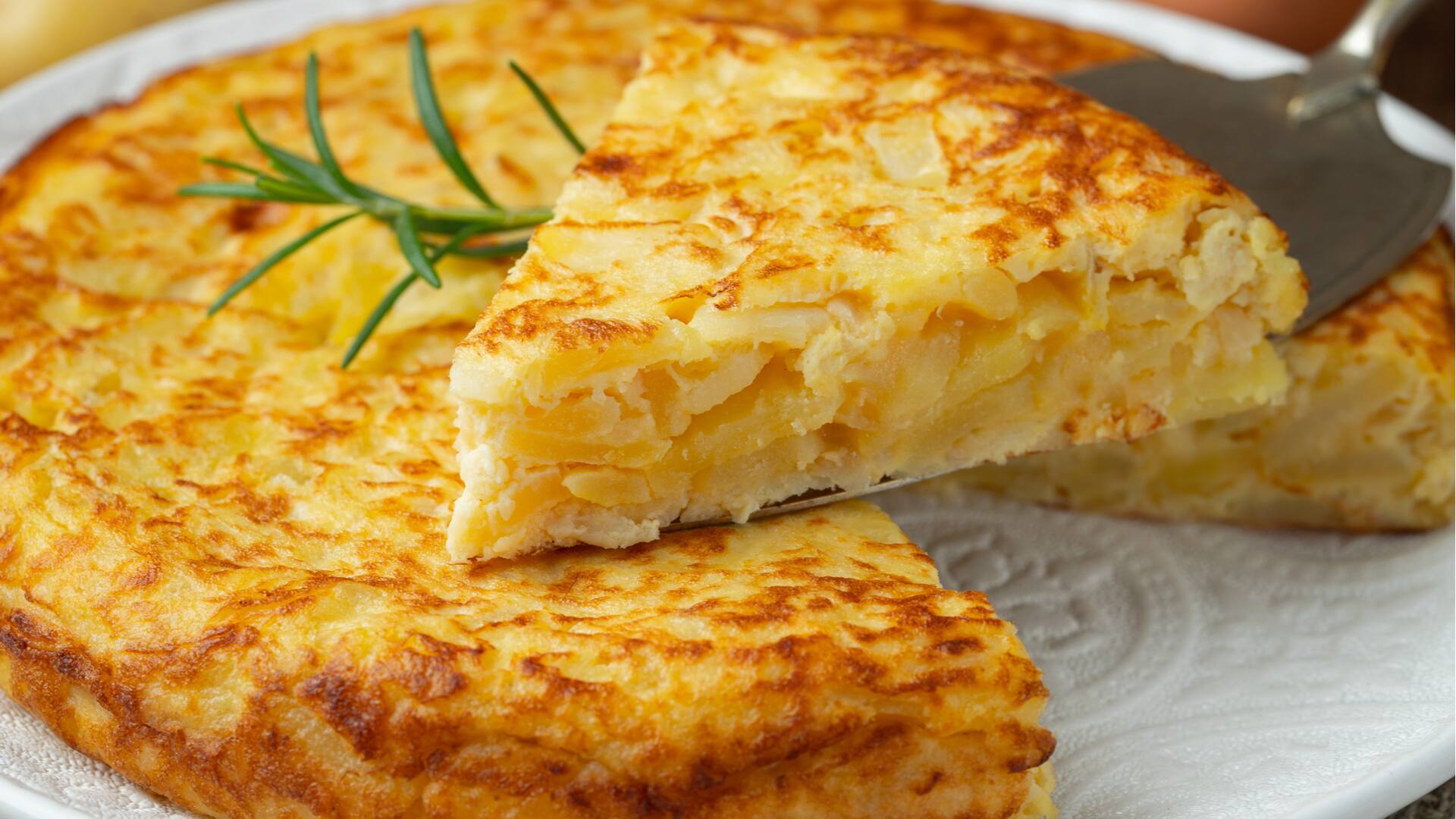 Tortilla de papas con cebolla. Archivo La Nación.