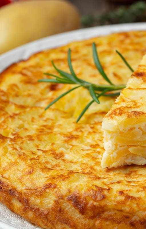 Tortilla de papas con cebolla. Archivo La Nación.