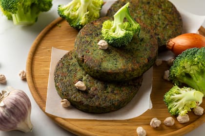 Tortillas de brócoli, puerro y cúrcuma