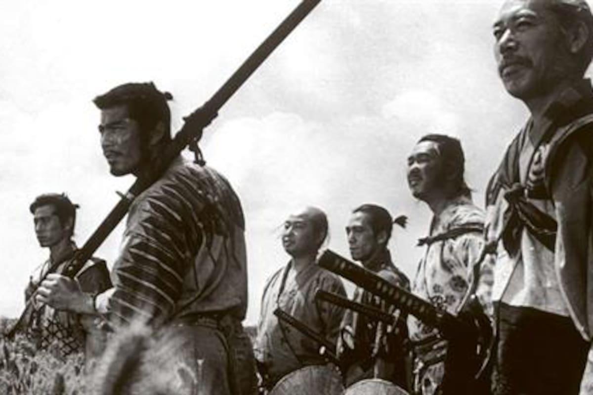 Toshiro Mifune y Takashi Shimura, dos de las estrellas del film