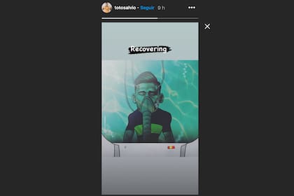 Toto Salvio publicó esta imagen en sus historias de Instagram