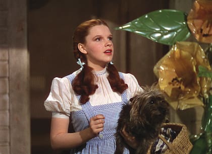 Toto y Dorothy en El Mago de Oz