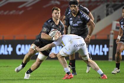 Facundo Isa, con la camiseta de Toulon