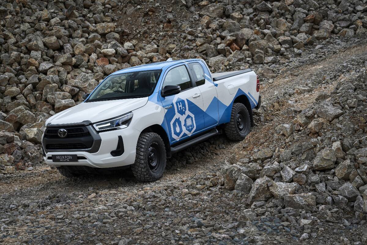 Toyota empezó a probar sus pick ups con pilas de hidrógeno y habló de sus planes en el corto plazo