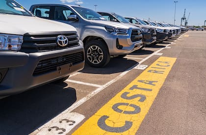 Toyota informó que alrededor del 80% de su producción de Zárate se exporta