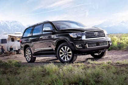 Toyota Sequoia, uno de los autos que tiene Taylor en su colección.