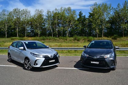 Toyota Yaris en sus siluetas Hatchback y Sedán