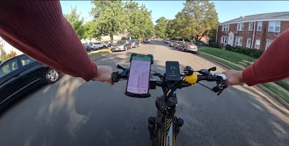 Trabaja como DoorDash y reveló las desventajas de utilizar una bicicleta eléctrica para hacer los repartos