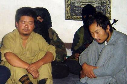 Trabajadores chinos secuestrados por el Talibán en Afganistán en 2007