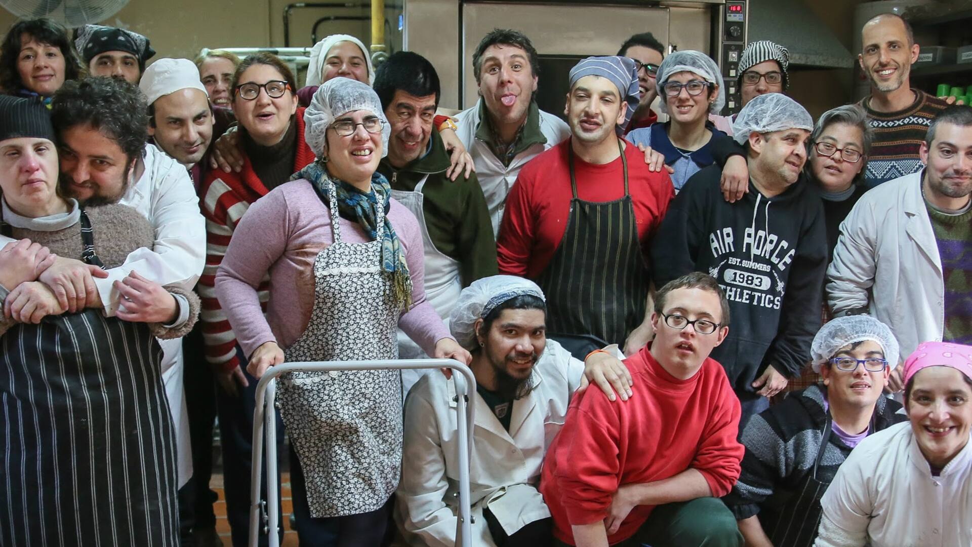 Trabajadores de Aphe, un taller protegido para personas con discapacidad