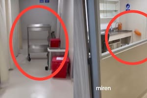 Trabajadores del hospital calificaron al fenómeno de "inexplicable". La grabación tiene más de un millón de reproducciones (Foto: Captura de pantalla video en TikTok: @esquivelgene)