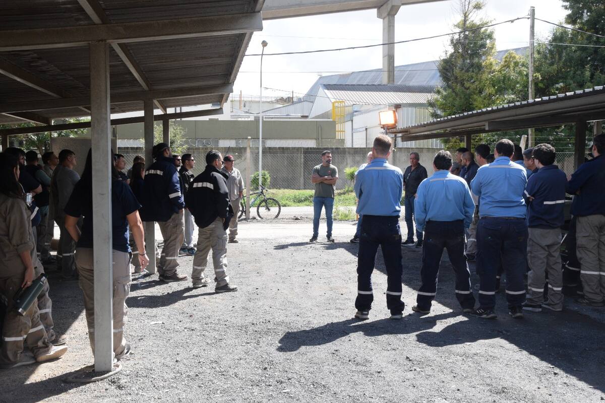 Trabajadores en Renopack y Molinos Agro en el marco del paro