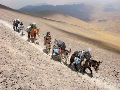 Trabajo de campo en la medición del Camino del Inca, Qhapaq Ñan
