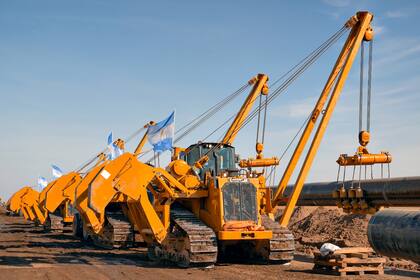 Trabajos en la reversión del Gasoducto Norte