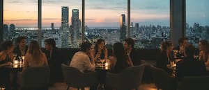 Cómo son los bares más altos de la ciudad