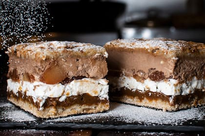 Tradicional postre Balcarce, nacido en esta ciudad bonaerense.