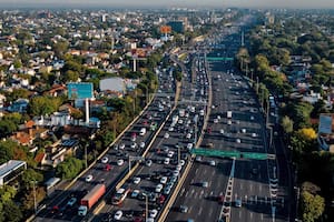 Tráfico en Panamericana y General Paz en el horario pico de la mañana