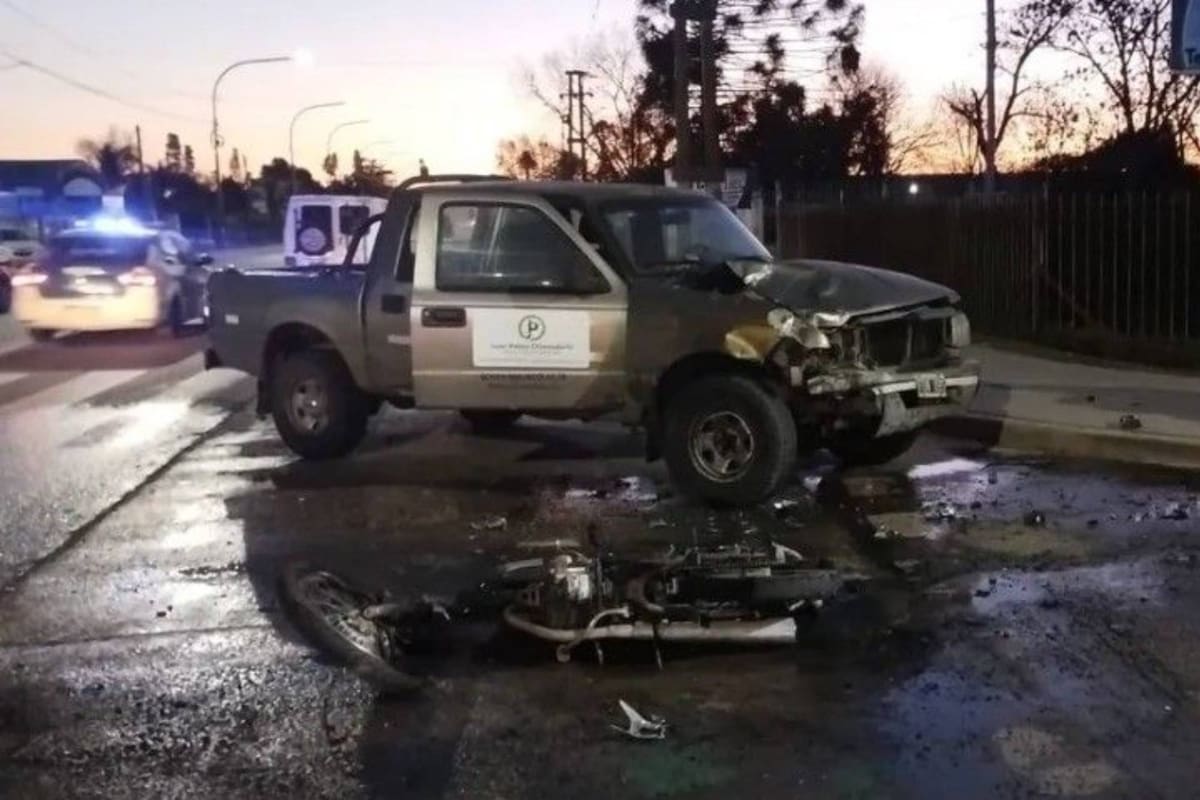 Tragedia en San Nicolás: lo chocó una camioneta y murió envuelto en llamas.