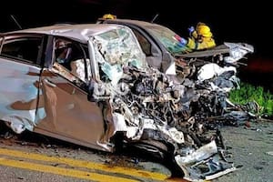 Trágica colisión en la ruta provincial N°6, en Santa Fe