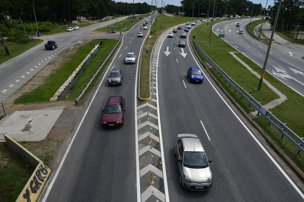 Tránsito en la Ruta Interbalnearia