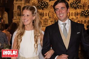 Tras cuatro años de noviazgo, la pareja dijo "Sí, quiero" rodeada de familia y muchísimos amigos