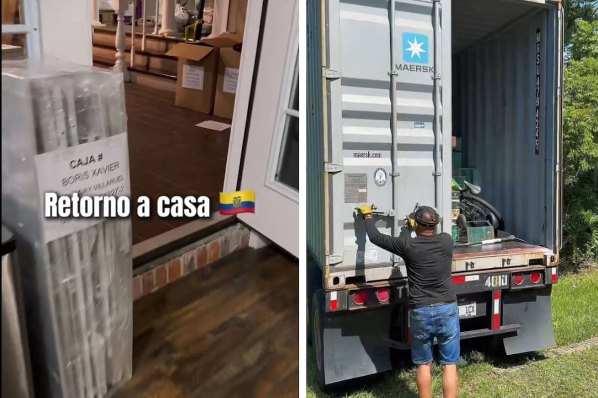 Tras cuatro años en Estados Unidos, una ecuatoriana regresó a su país y se llevó todo