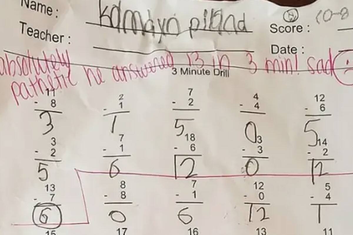 Tras descubrir un agresivo mensaje de la maestra en la tarea de su hijo, un hombre decidió denunciarla públicamente