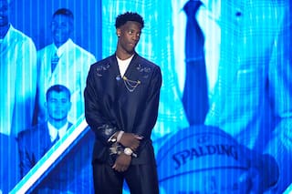 Tras dura reconstrucción, Wizards renuevan esperanzas al elegir a Dybantsa con el número uno