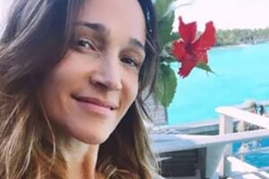 Tras el accidente, Vero Lozano viajó a la Polinesia con su familia