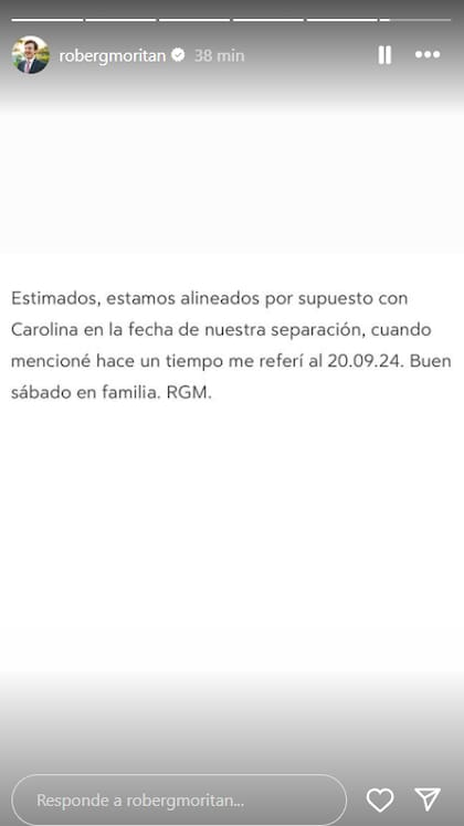 Tras el escándalo, Moritán salió a aclarar sus dichos (Foto: captura Instagram)