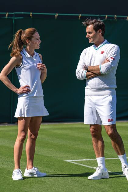 Tras el match, los “contrincantes” conversaron amistosamente.