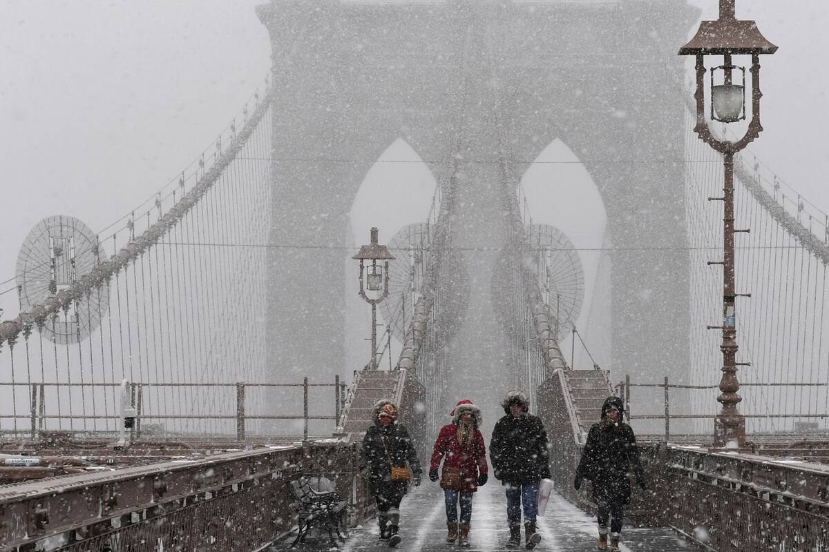 Tras el paso del "ciclón bomba", Estados Unidos se recompone y se prepara para temperaturas más bajas
