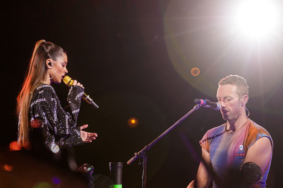 Tras el show del martes a la noche, Tini y Chris Martin volvieron a cantar juntos en el escenario de Coldplay en River Plate
