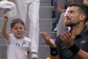 Tras el triunfo del serbio, la tierna escena emocionó a todos (Captura: @robrotennis)