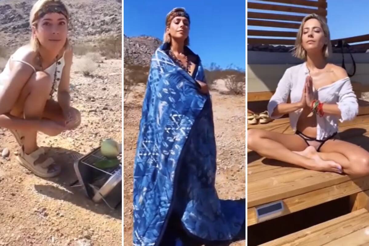 Tras hacer un gran cambio de vida, Victoria Vannucci pasó el Día de la Pachamama en el desierto y compartió la experiencia en sus redes