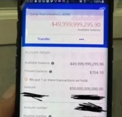 Tras informar al banco, regresó el dinero a su propietario real.