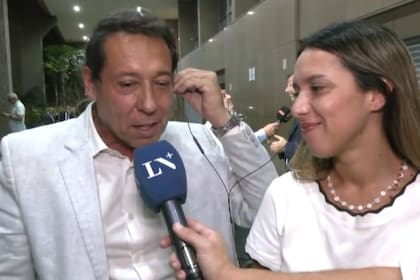 Tras la audiencia, Agostina Páez y su padre hablaron con LN+