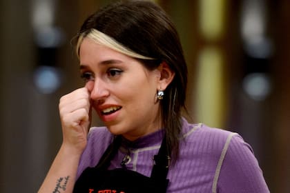 Tras la devolución del jurado, la actriz se fue llorando de la gala de eliminación
