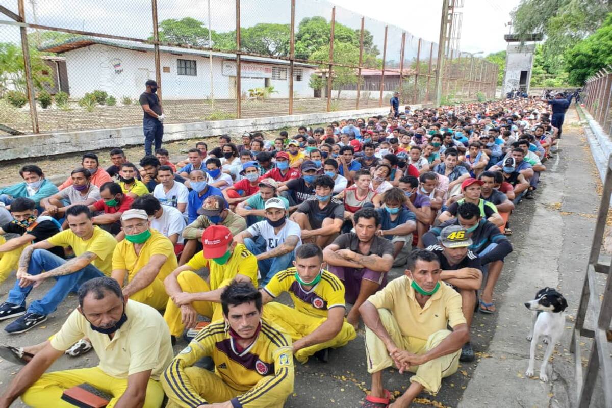 Tras la masacre del 1º de mayo, los detenidos en el Centro Penitenciario de los Llanos Occidentales, en Venezuela, fueron trasladados y la estructura cerrada. Crédito: Ministerio de Asuntos Penitenciarios