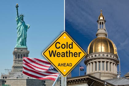 Tras la nevada del fin de semana, el área metropolitana de Nueva York y Nueva Jersey enfrenta un lunes de frío intenso