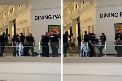 Tras la pelea, las autoridades detuvieron a siete jóvenes