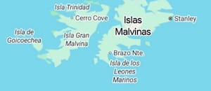 La razón por la que Google Maps muestra un doble nombre para las Malvinas