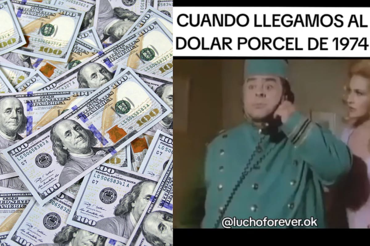 Tras la subida del dólar blue un video de TikTok sobre una película de Jorge Porcel comenzó a hacerse eco (Foto: Pexeles / captura TikTok @luchoforever.ok)