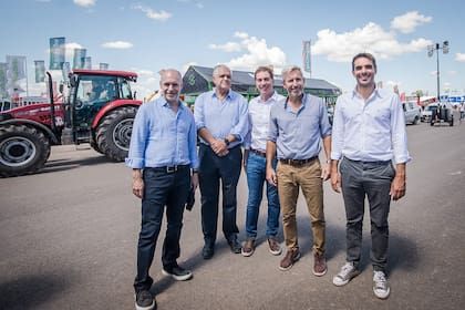 Tras la votación, López Murphy se mostró con Larreta, Santilli y Frigerio en Expoagro