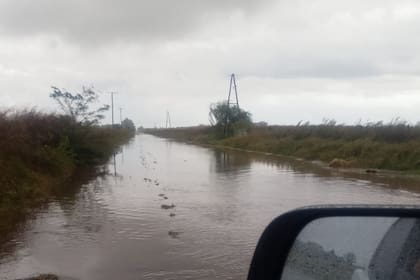 Tras las lluvias, así quedaron los caminos rurales en la zona de Patricios, en el partido de 9 de Julio
