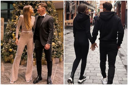 Tras los rumores de separación, Emilia Ferrero y Julián Álvarez compartieron fotos y mensajes de amor por año nuevo